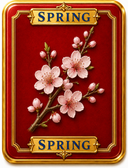 Spring season tile